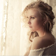 © VectorART - portrait of a beautiful blonde at the window
