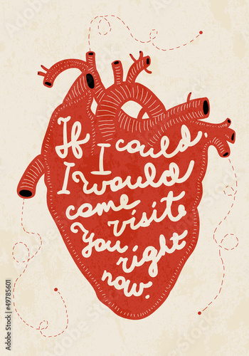 Plakat na papierze fotorealistycznym Vintage saint valentine typografia wektor ilustracja.