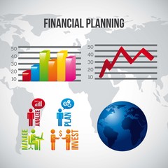 Canvas Print - financial planning