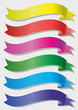 Set of colored banners