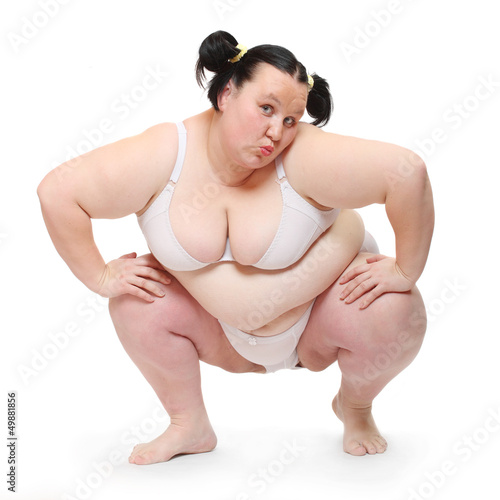 heavy woman in bikini