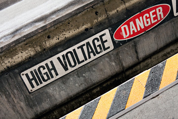 High Voltage Danger Sign