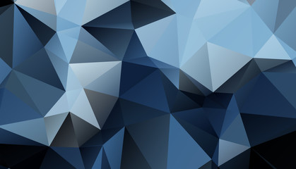 Wall Mural - Dark Blue Geometric background vector eps 10