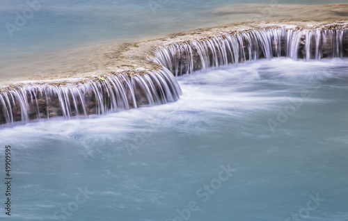Fotoboard na płycie Kuang si falls - wodospady w luang prabang, laos
