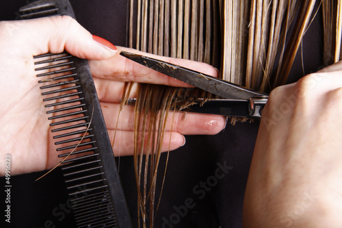 Fototapeta na wymiar Friseur