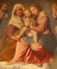 Verona - Paint Of Madonna With The Child -  San Fermo Maggiore