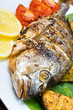 Roasted gilthead fish