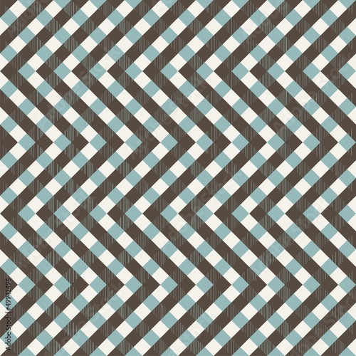 Board z aluminiowym obramowaniem Retro geometryczny abstrakcjonistyczny tło z tkaniny teksturą