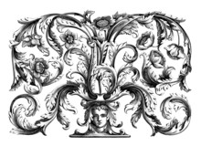Goldsmith Pattern - Motif D'Orfevrerie - Begining 18th Century
