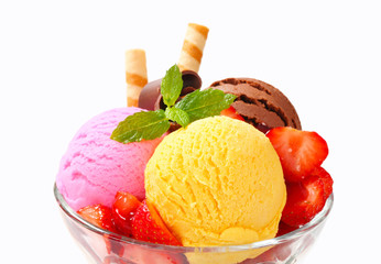 Poster - Ice cream sundae