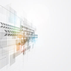 abstract circuit cyber high technology business background