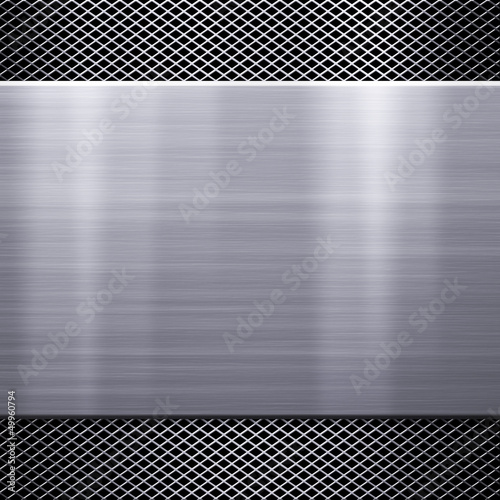 Board z aluminiowym obramowaniem Metalowa płyta tło