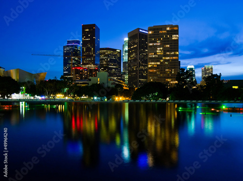 Naklejka samoprzylepna Los angeles w nocy
