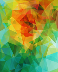 Aufkleber - Abstract triangle background