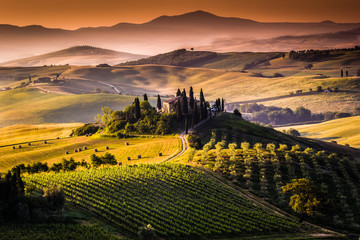 Wall Mural - Paesaggio, Toscana - Italia