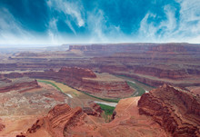 Grand Canyon Landscape And Clouds