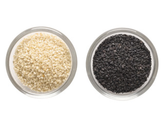 Poster - white and black sesame seeds