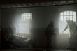 © Shelli Jensen - Ghostly apparitions of men in a victorian workhouse