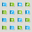© sharpnose - Label - Business strategy and management icons
