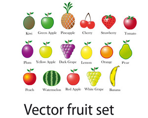 Sticker - Fruit set