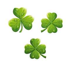 vector object to the St. Patrick's Day Clover