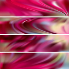 Aufkleber - Vector horizontal banners