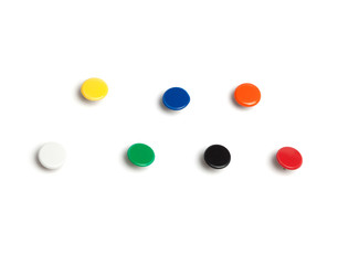 Wall Mural - Colorful thumb tacks