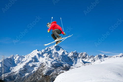 Dekoracja na wymiar  narciarstwo-akrobatyczne