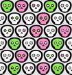 Vector scull pattern background