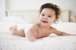 © JGI/Jamie Grill/Blend Images - Smiling mixed race baby