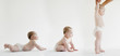 © JGI/Jamie Grill/Blend Images - Babies laying, sitting and standing together