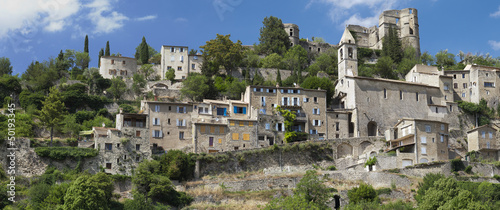 Tapeta ścienna Montbrun-les-Bains (Prowansja, Francja)