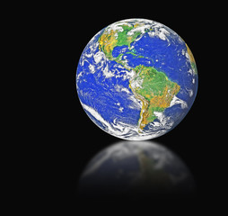 Wall Mural - Planet earth.Elements of this image furnished by NASA