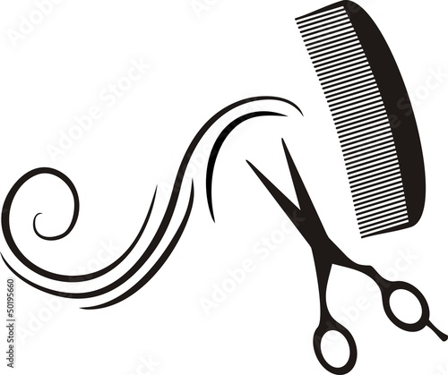 Logo Fur Friseur Salon Kaufen Sie Diese Vektorgrafik Und Finden Sie Ahnliche Vektorgrafiken Auf Adobe Stock Adobe Stock