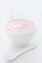 Wall Mural - Fresh strawberry yogurt