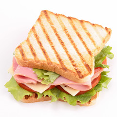 Canvas Print - isolated sandwich