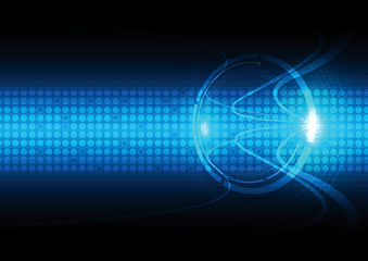 Wall Mural - abstract communication technology background