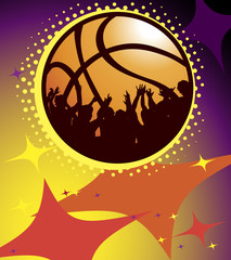 Wall Mural - Basketball poster