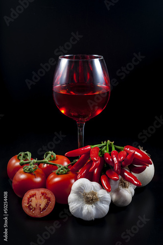 Tapeta ścienna Dieta śródziemnomorska