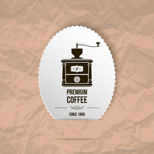 Coffee Grinder Paper Background