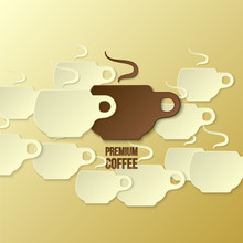 Premium Coffee Background (paper Theme)