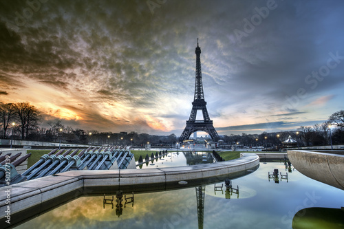 Fotoboard na płycie Tour eiffel