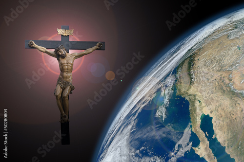 Fotoboard na płycie Jezus Chrystus