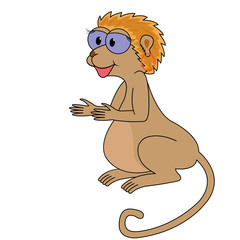 Monkey Cartoon Vector Illustration