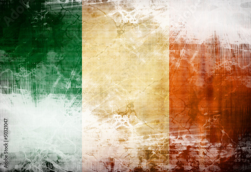 Naklejka samoprzylepna Flaga irlandzka