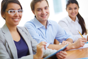 Canvas Print - Happy student