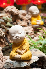  Buddha statue with plaster.