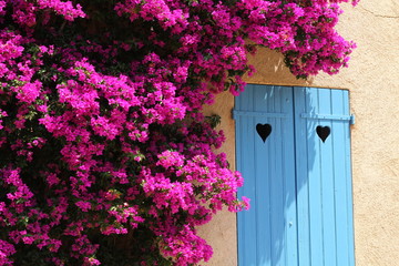 Wall Mural - Idyllic view of South houses