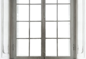 Window in white frame