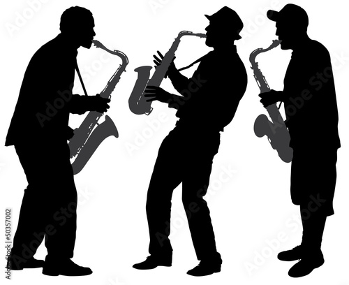 Dekoracja na wymiar  sylwetka-saksofonisty